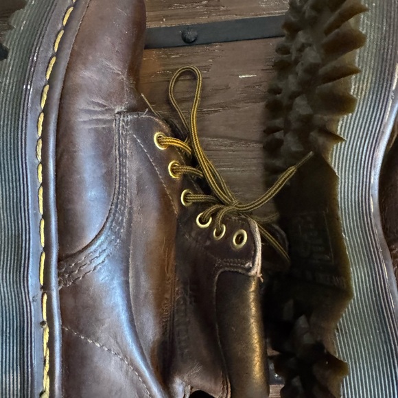 Dr. Martens Dark Brown Lace-Up Boots - Picture 8 of 9